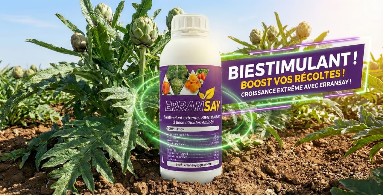 Produit ERRANSAY dans un champ agricole